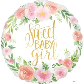 balon-foliowy-sweet-baby-girl-okragly-kwiatowy-baby-shower-45-cm