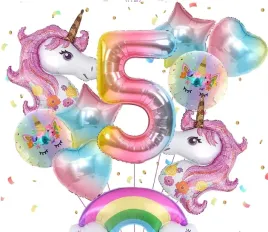 balony-na-5-urodziny-jednorozec-zestaw-10-balonow-foliowych-cyfra-5-70-cm