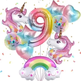 balony-na-9-urodziny-jednorozec-zestaw-10-balonow-foliowych-cyfra-9-70-cm