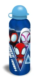 bidon-spidey-do-szkoly-butelka-aluminiowa-sp50096-korek-niekapek-blekitny