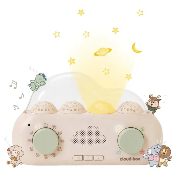 Muzyczny projektor z bajkami CloudBox - wersja polsko-angielska