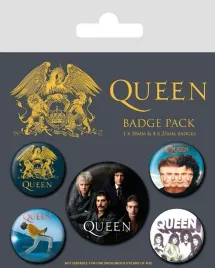przyciski-z-przypinkami-queen-5szt-oficjalna-licencja