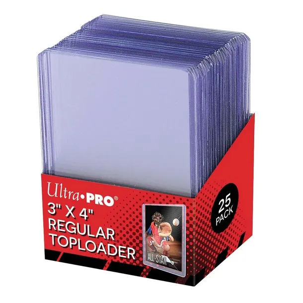 paczka-25-toploaderow-ultra-pro-25-regular-toploaders