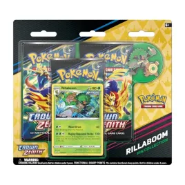 zestaw-kart-pokemon-tcg-swandsh-crown-zenith-rillaboom-3-pack-pin-blister