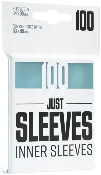 100 koszulek na karty Gamegenic: Just Sleeves - Inner Sleeves