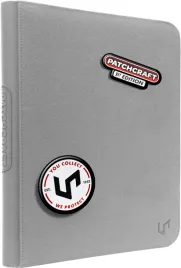 album-na-karty-ultra-pro-patchcraft-gray-9-pocket-zippered-pro-binder