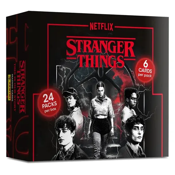 Karty PANINI Stranger Things: 1x Booster Box z 24 Paczkami/Saszetkami kart