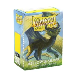 100-koszulek-na-karty-dragon-shield-matte-dual-yellow-and-silver-sleeves