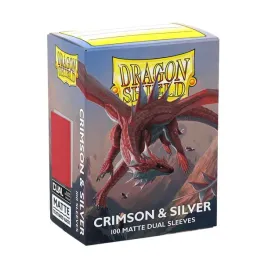 100-koszulek-na-karty-dragon-shield-matte-dual-crimson-and-silver-sleeves