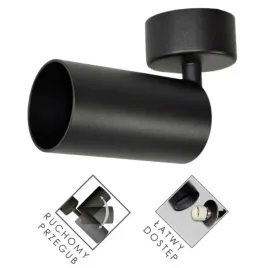 lampa-spotlight-fargo-1xgu10-czarna