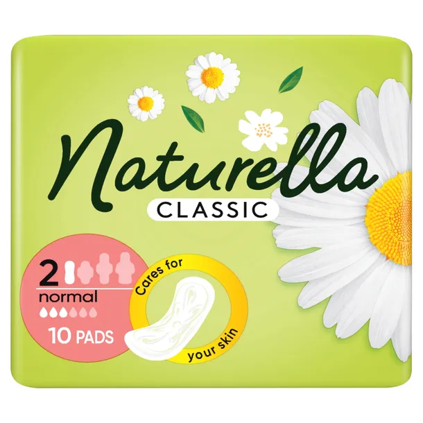 Naturella Podpaski higieniczne 2 NORMAL bez skrzydełek 10 szt.