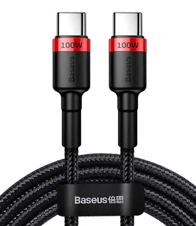 baseus-kabel-usb-c-usb-c-cafule-2m-czerwono-czarny-stan-nowy