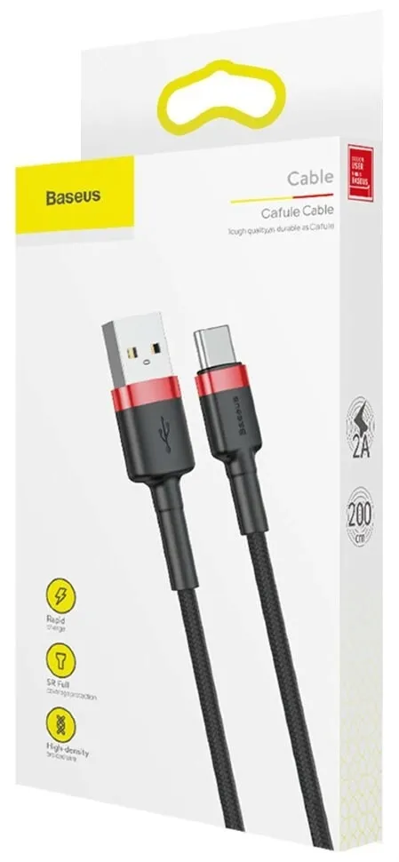 baseus-kabel-cafule-2a-2m-czerwono-czarny