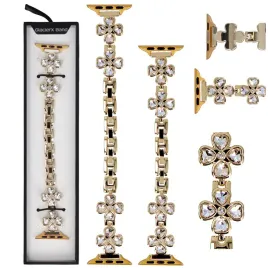 bransoleta-glacierx-zirconia-cross-chain-gold-do-apple-watch-38-40-41-mm