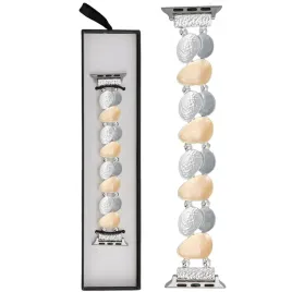 bransoleta-glacierx-gleam-almond-srebrno-zolta-do-apple-watch-38-40-41-mm