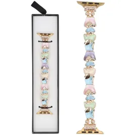 bransoleta-glacierx-gleam-leaf-stretch-bracelet-pastel-reef-38-40-41-mm
