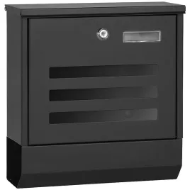 skrzynka-na-listy-poczte-gazety-pocztowa-z-gazetnikiem-czarna-33x30x9cm