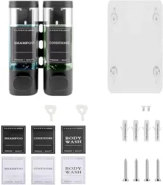 2-pak-reczne-dozowniki-do-mydla-nascienny-goldenwarm-300-ml