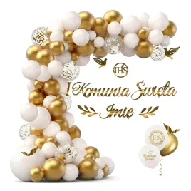 balony-komunia-luk-dekoracje-baner-imie