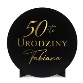 baner-tablica-kolo-personalizowane-czarne-urodziny-imie