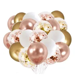 balony-zlote-biale-rose-gold-z-konfetti