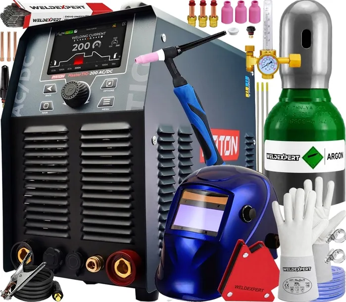 SPAWARKA TIG HF DO ALUMINIUM PATON MasterTIG-200 AC/DC 230V 200A PULS SPOT