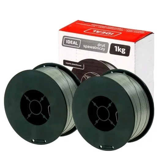 Drut SPAWALNICZY Samoosłonowy MIGOMATU FLUX 0,8 mm 1kg FCAW MIG Bez Gazu x2