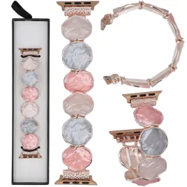 bransoleta-glacierx-gleam-coin-stretch-sweet-candy-apple-watch-38-40-41-mm