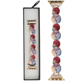 bransoleta-glacierx-gleam-vintage-stretch-lilac-garden-do-apple-watch