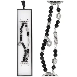 bransoleta-do-apple-watch-glacierx-double-strand-coin-charm-onyx-shine