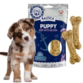 kosc-gryzak-do-zucia-dla-szczeniat-junior-puppy-losos-z-wolowina-2-sztuki