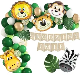 balony-safari-zwierzatka-zoo-boho-na-urodziny-imie