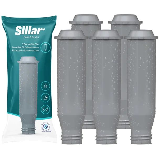 Sillar: filtr do wody do ekspresu Nivona Meliita zamiennik - 5 sztuk