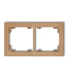 karlik-deco-ramka-potrojna-2-krotna-uniwersalna-zloty-metalik-8dr-2