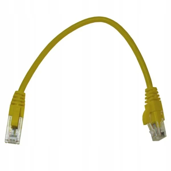 kabel-patchcord-utp5-025m-zolty