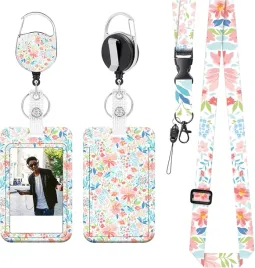 uchwyt-na-identyfikator-ze-smycza-kwiaty-etui-na-karte-zestaw
