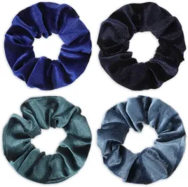 aksamitne-gumki-do-wlosow-4-szt-scrunchies-elastyczne-niebieskie