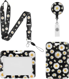 zestaw-etui-na-identyfikator-legitymacje-smycz-zwijak-stokrotki-4w1