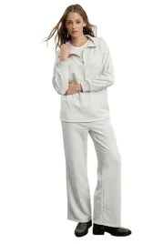 trendyol-dres-komplet-damski-bezowy-z-zamkiem-i-dlugim-rekawem-m-5ea