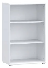 regal-bialy-kompaktowy-niski-na-ksiazki-dekoracje-do-pokoju