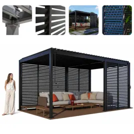 pergola-ogrodowa-tarasowa-zabudowana-mirador-solid-80-3x5-m-szara-stalowa