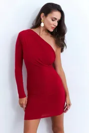 czerwona-sukienka-elegancka-mini-na-jedno-ramie-z-dlugim-rekawem-s-5ga