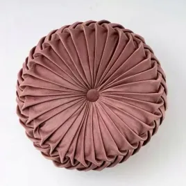 poduszka-welurowa-dekoracyjna-plisowana-welur-okragla-38-cm-rozowa