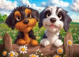 puzzle-60-el-b-066353-happy-duchhunds
