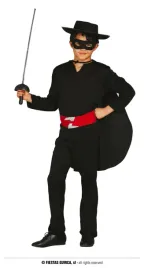 stroj-dla-dzieci-zorro-roz-dla-5-6latka-kapelusz-maska-koszula-peleryn