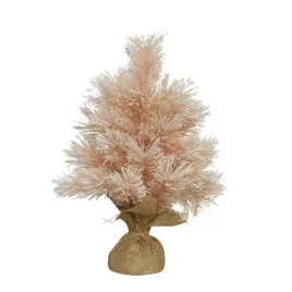 mini-choinka-sztuczna-ozdobna-pudrowo-rozowa-osniezona-45cm