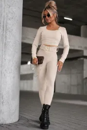 legginsy-modelujace-la-monne-line-bezowe-z-klamra