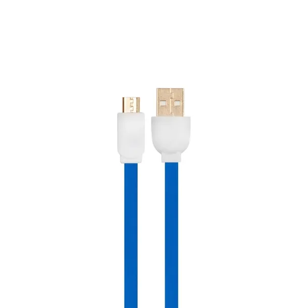 kabel-usb-hqcable-mbfl-10-niebieski-1m