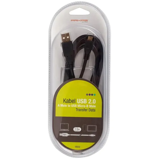 kabel-usb-micro-usb-arkas-mb-30-3m-kolor-czarny
