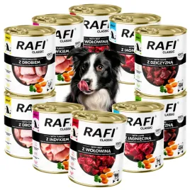rafi-classic-mix-5-smakow-10x800g-mokra-karma-dolina-noteci-dla-psa